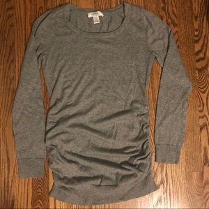 Gray Maternity Sweater - Motherhood Maternity